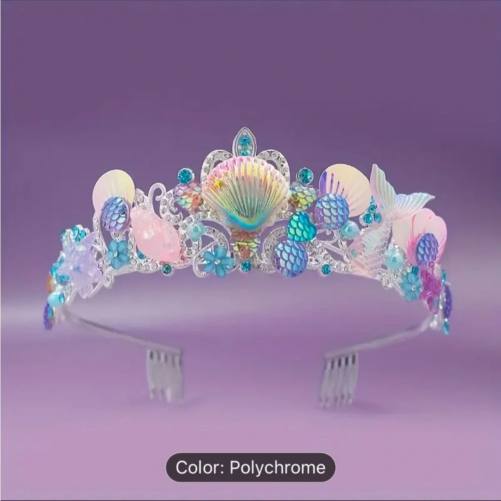 Mermaid-Inspired Polychrome Tiara